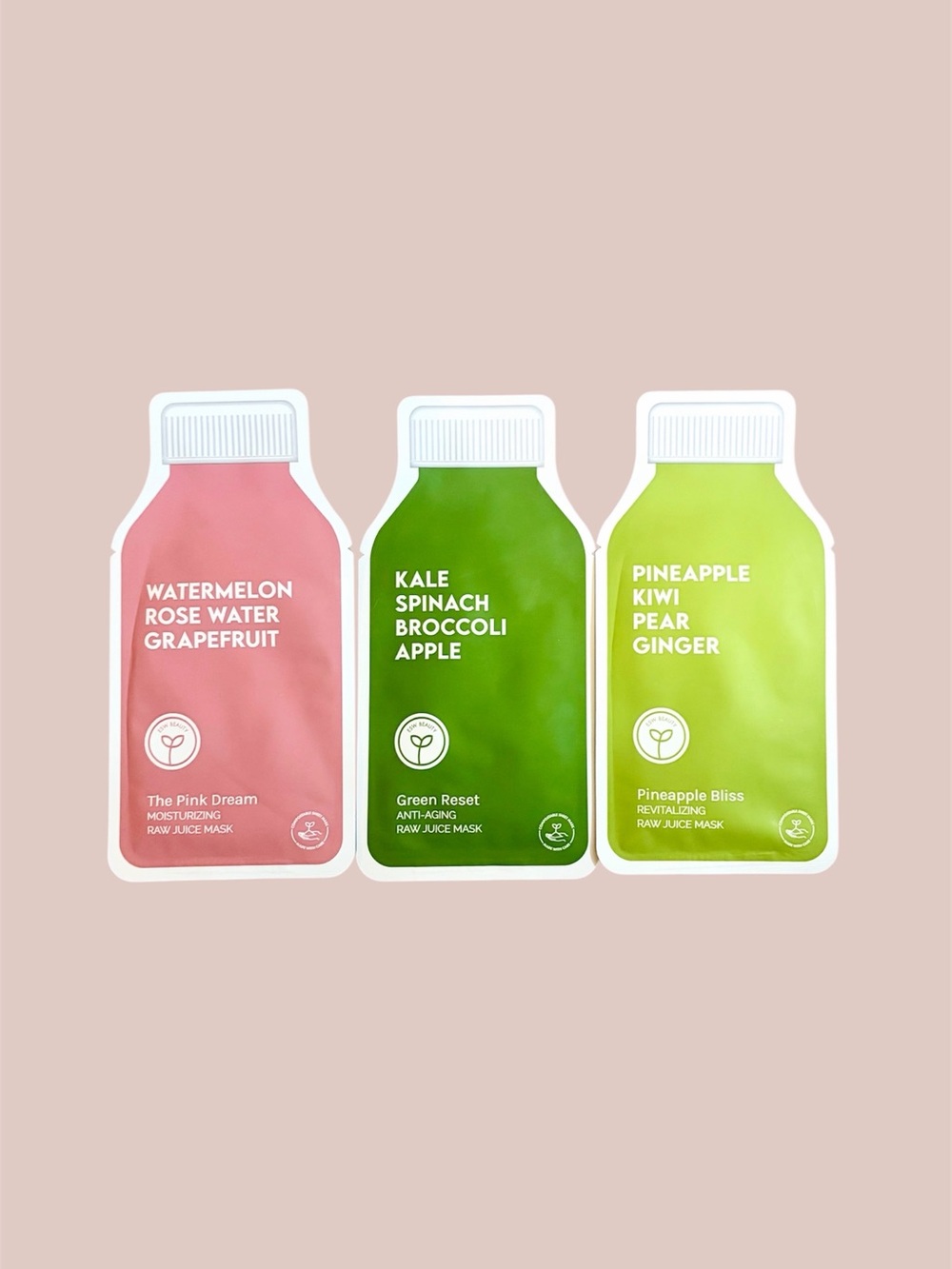 ESW Raw Juice Facial Mask Trio - Free People Beauty 🩷